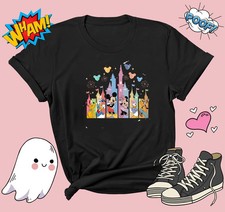 Disney Castle T-shirt T Shirt Men Women Unisex Tshirt