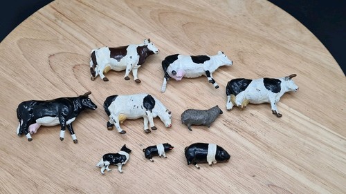 Britains metal cows farm - metal,
