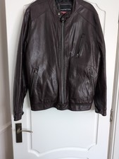 Mens Leather Look Jacket Brand