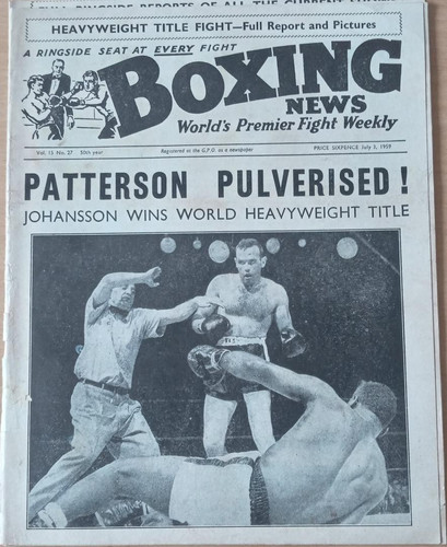 Boxing news magazine volume - news,