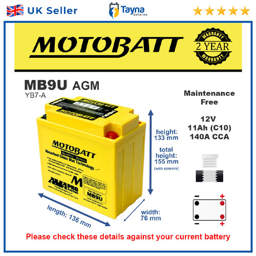 Mb9u motobatt quadflex - motobatt,