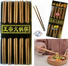 10 pairs Reusable Bamboo Chopsticks Sushi Chinese 23cm Oriental Food Chop Sticks