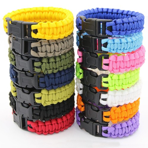 Paracord survival bracelet - paracord,
