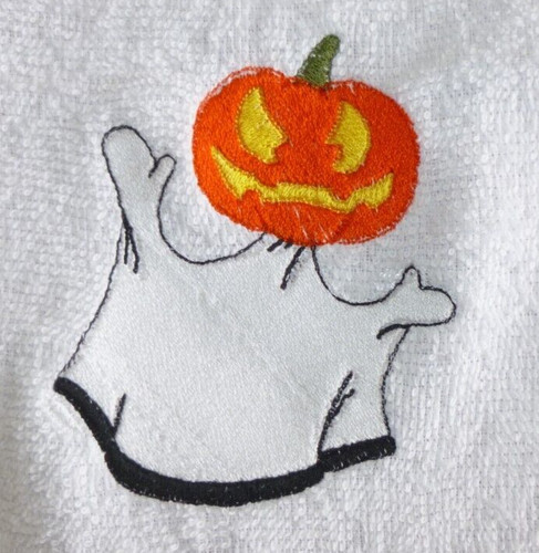 Ghost with pumpkin - ghost,