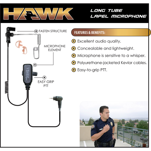 Hawk police lapel - hawk,