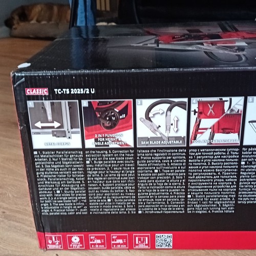 Einhell table saw - 250mm, 2000w