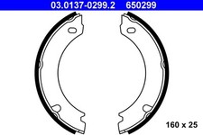 REAR BRAKE SHOE SET PARKING