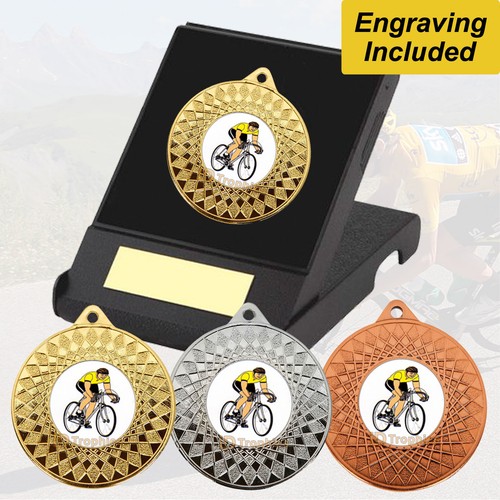 Cycling medal box free - medal, in