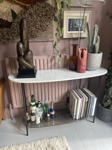 Marble console table - marble,