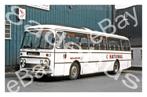 Bus photograph midland red nbc - bus,