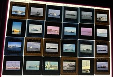 24 SHIP COLOUR SLIDES MIXED SHIPPING FERRY,CARGO,TUG SEA TRANSPORT CRUISE LINERS