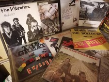 Punk Collection Lps Singles Pistols Clash Slits Damned Vibrators Strangers Ect