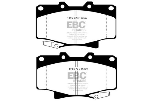 Ebc ultimax front brake pads - ebc,