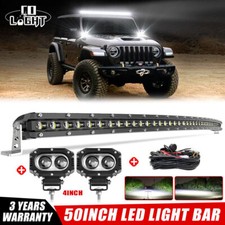 50" Curved LED Light Bar+2x