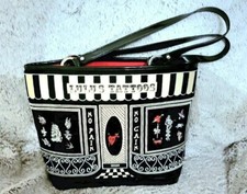Lulu Guinness Medium Shop Front Edith Bag ' Lulu's Tattoo Parlour'  Rare!