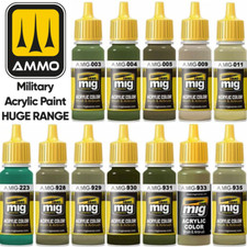 Ammo by MIG Acrylic Paint Model Military Colours 17ml - HUGE RANGE