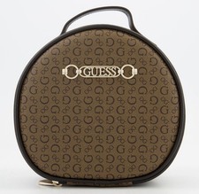 GUESS Brown Monogram Cosmetic