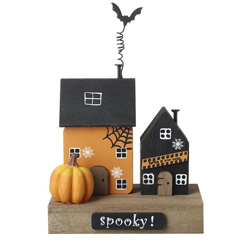 Spooky wooden halloween house - spooky,