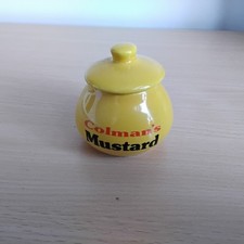 Colman's Mustard Pot Smiley Face from The Mustard Shop Norwich Holkham Pottery