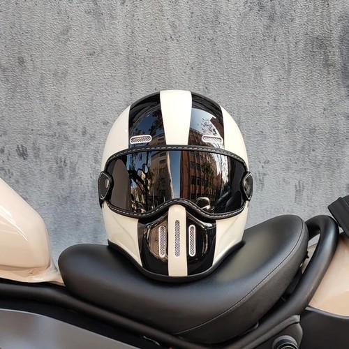 Retro motorcycle helmet abs - retro,