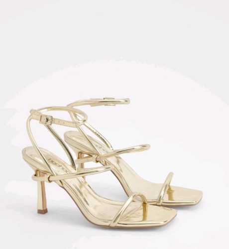 Boohoo metallic padded strappy - boohoo,
