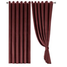 Crushed Velvet Curtains, Fully