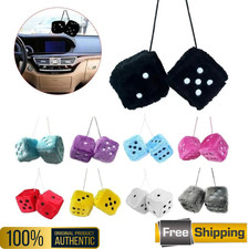 Soft fluffy furry dice - soft,
