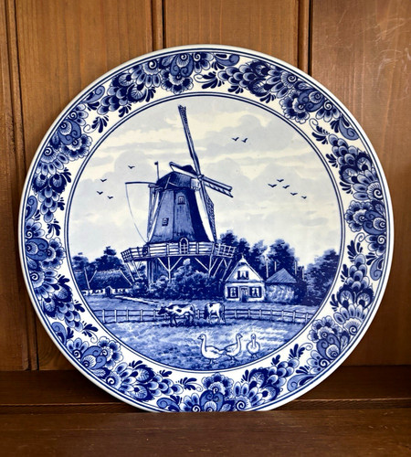 Delft blue handpainted ceramic - handpainted,