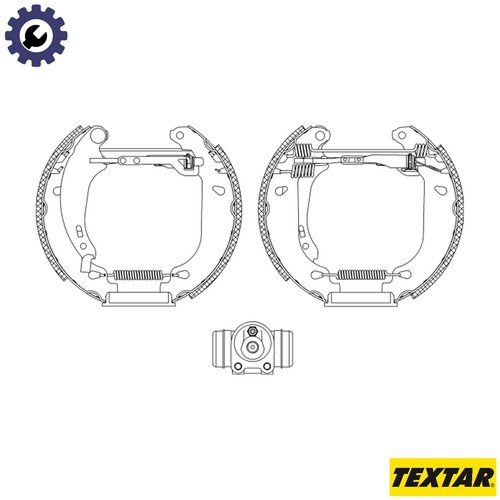 Brake shoe set - brake,