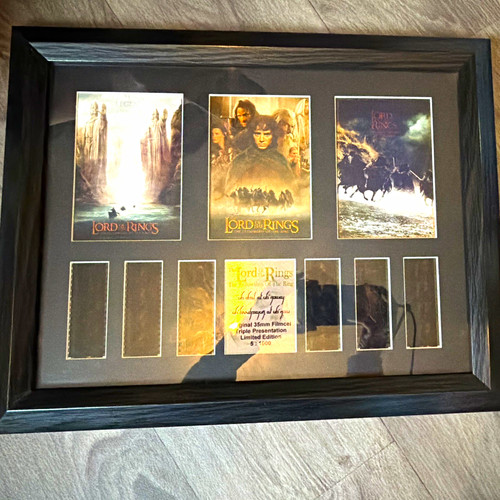 Lord the rings mounted film - of,