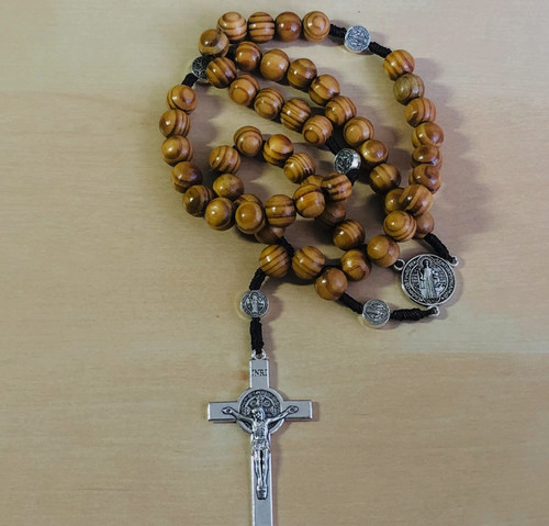 Saint benedict wooden - saint,