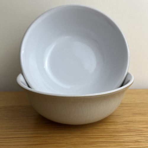 Denby linen cereal bowl - bowl, /
