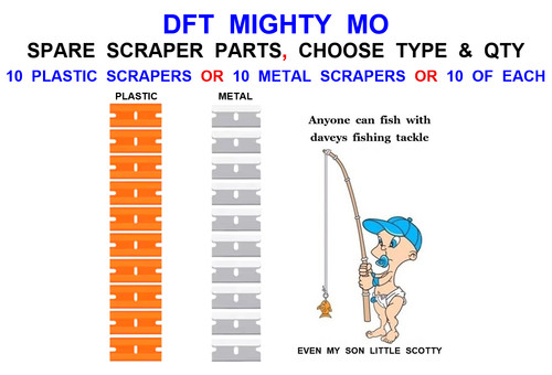 Dft spare scrapers for mighty - dft,