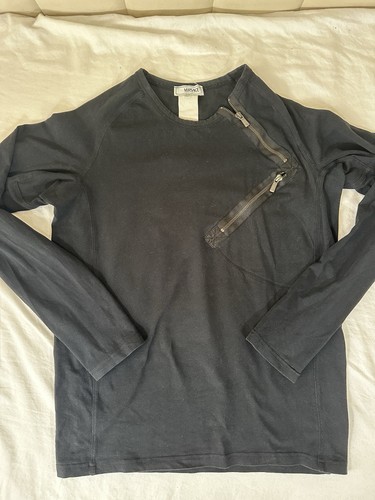 Men versace black long - black,