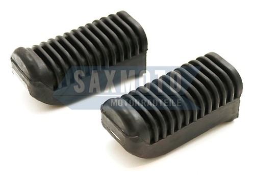 Rubber footpegs front yamaha - rubber,