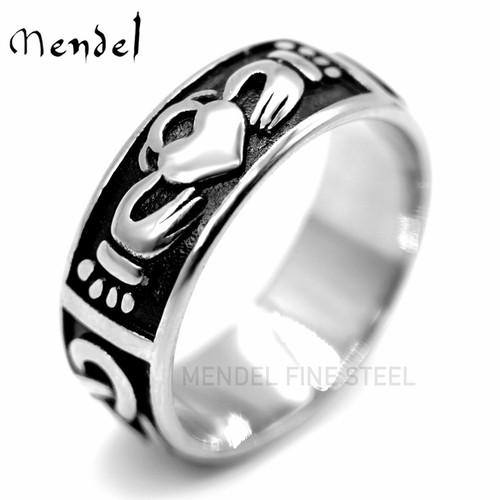 Mendel mens claddagh ring - mens,