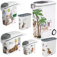 Pet Food Container Storage Dispenser 2L 6kg 10kg 20kg Litter Dog Cat Air-Tight