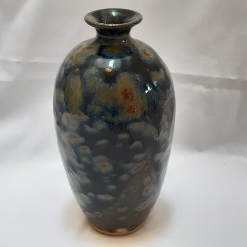 Studio pottery vase pot - pottery, signed