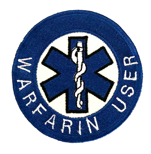 Warfarin user medical alert - user,