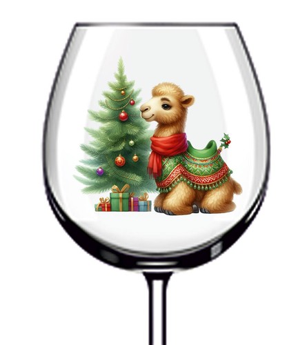 12x colourful christmas camel - 12x,