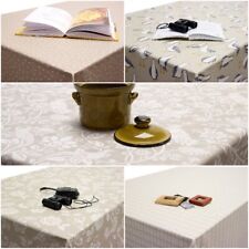 Wipe Clean Tablecloth Taupe