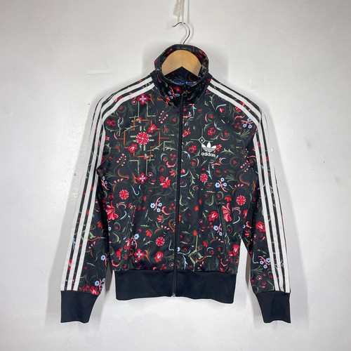 Adidas floral track jacket - track,