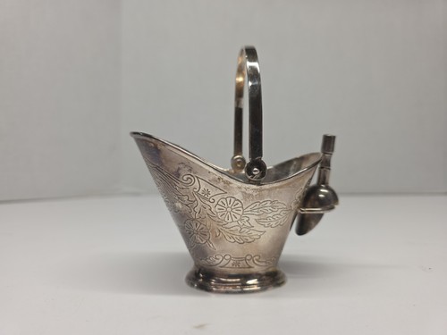 Vtg ornate flower engraved - ornate,