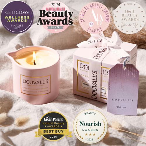Organic argan skincare candle - organic,