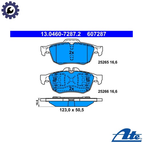 Brake pad set - pad, disc