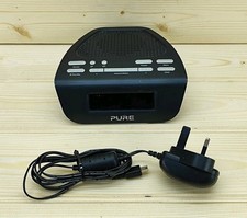 Pure Siesta Mi Series 2 DAB FM Radio Alarm Clock Black (Tested & Working)