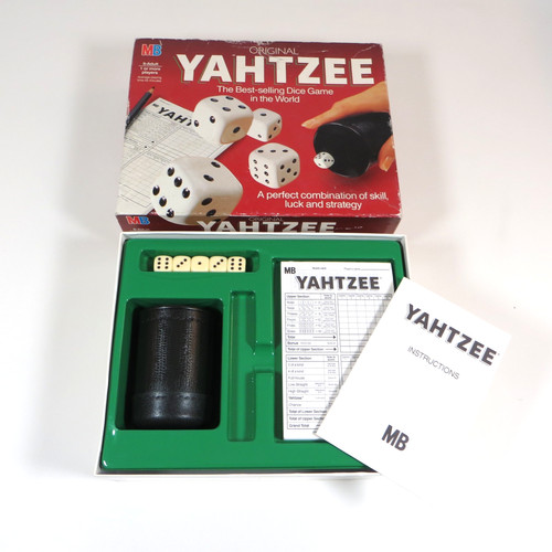Original yahtzee dice game - mb,