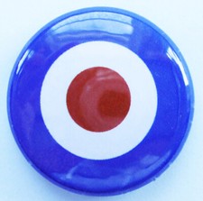 MOD Target  small 25mm Badge Button  Pin - A CLASSIC !