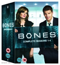 Bones: Complete Seasons 1-4 DVD (2009) David Boreanaz cert 15 24 discs