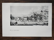 Royal Mail Horse and Carriage - Antique Print - 1910